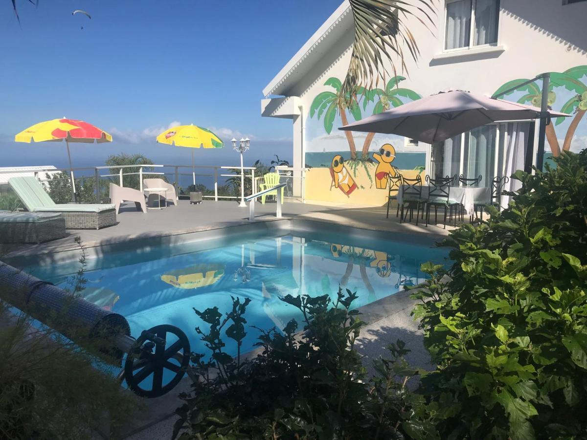 St Leu -Villa D'Artiste, Superbe Vue Mer, Piscine Chauffee Saint-Leu Buitenkant foto