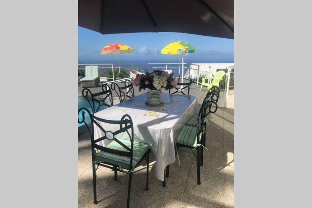 St Leu -Villa D'Artiste, Superbe Vue Mer, Piscine Chauffee Saint-Leu Buitenkant foto
