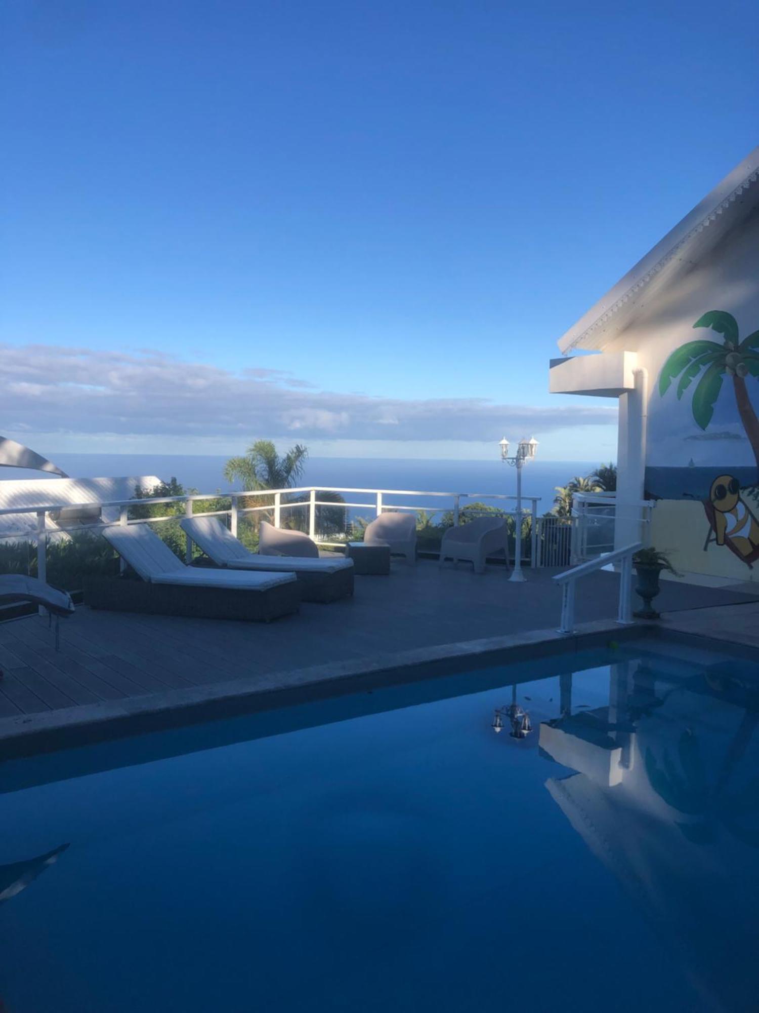 St Leu -Villa D'Artiste, Superbe Vue Mer, Piscine Chauffee Saint-Leu Buitenkant foto
