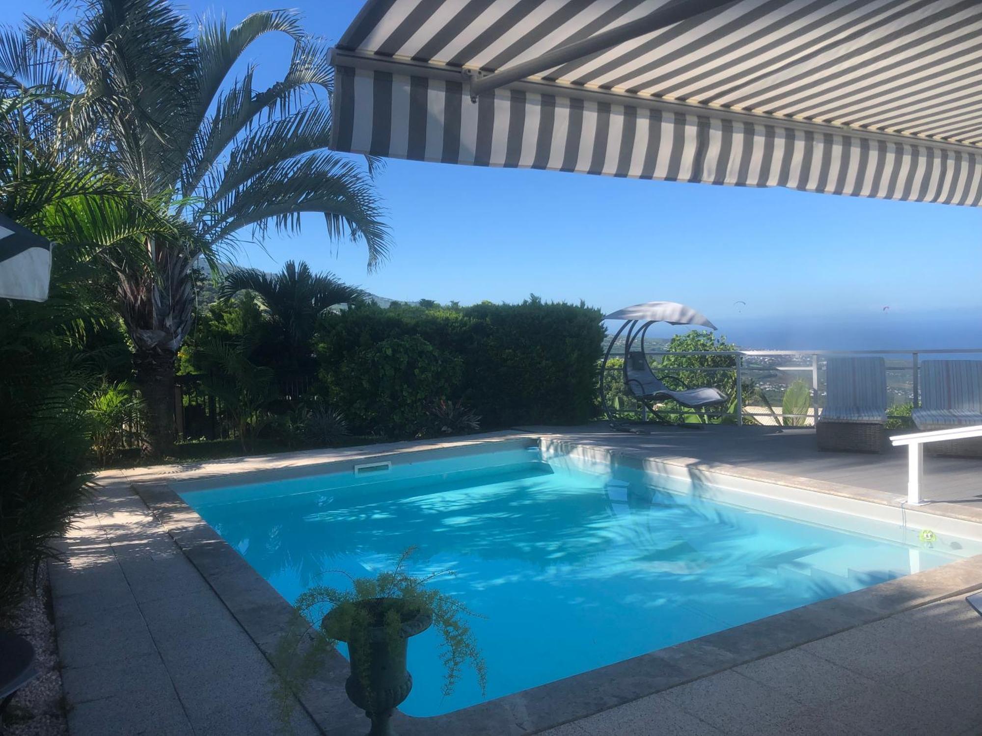 St Leu -Villa D'Artiste, Superbe Vue Mer, Piscine Chauffee Saint-Leu Buitenkant foto